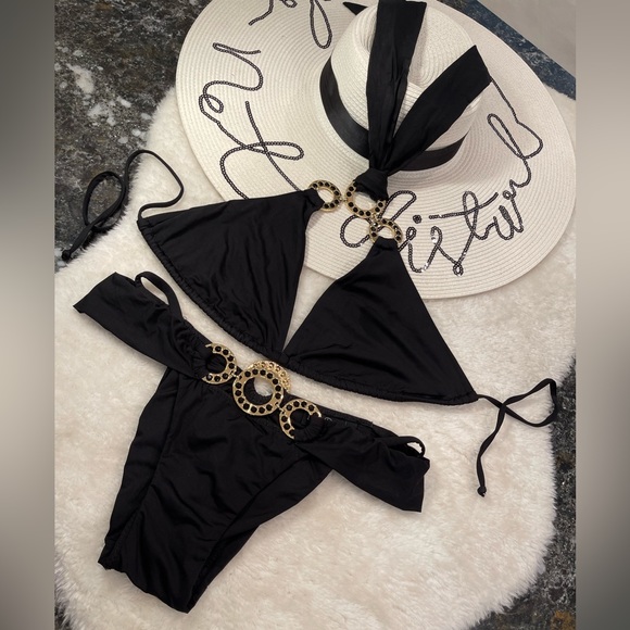 Beach Bunny genie in a bottle swimsuit XL top/L bottoms - Picture 3 of 15